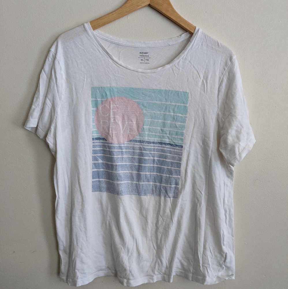 XL relax fit Old Navy Beach Tee